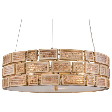 Varaluz Harlowe 3-Lt Drum Pendant 255P04HG